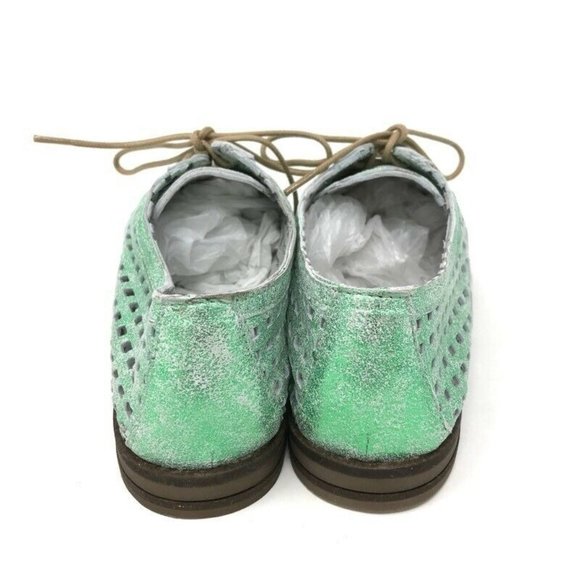 Mint Green Women's Flats - Picture 6 of 9